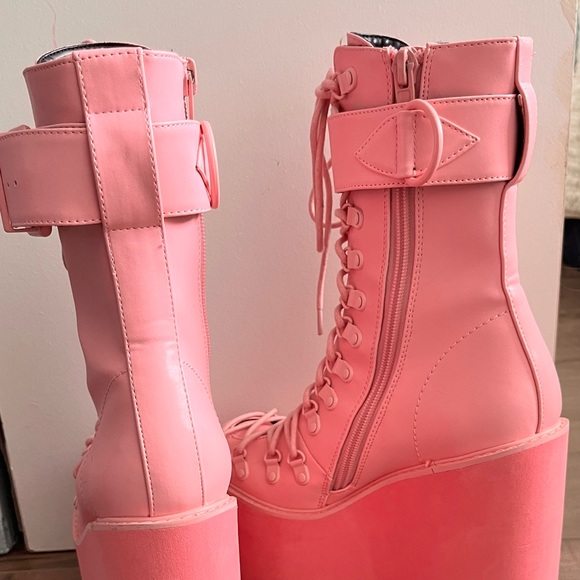 Bubble gum pink platforms - Picture 4 of 6